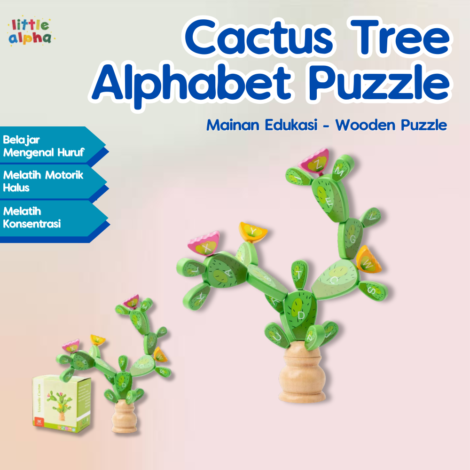 Cactus Tree Alphabet Puzzle