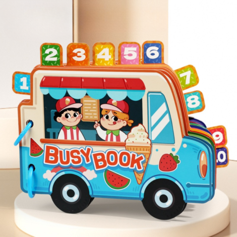 busy book math bus
